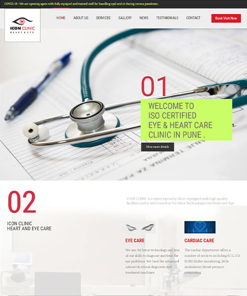 icon clinic website image