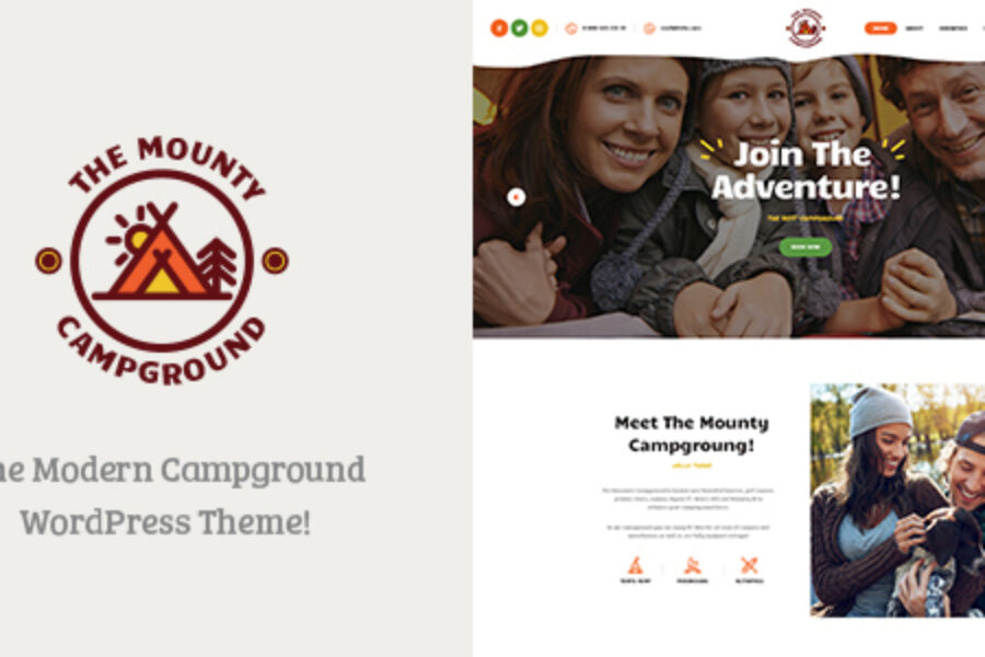 The Mounty v1.2.3 – Campground & Camping WordPress Theme