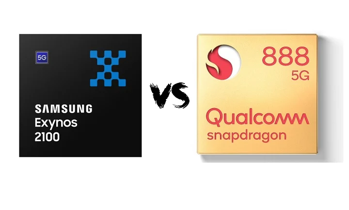 Qualcomm Snapdragon 888 vs Samsung Exynos 2100